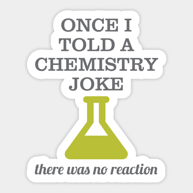 Chemistry Joke Sticker by oddmatter